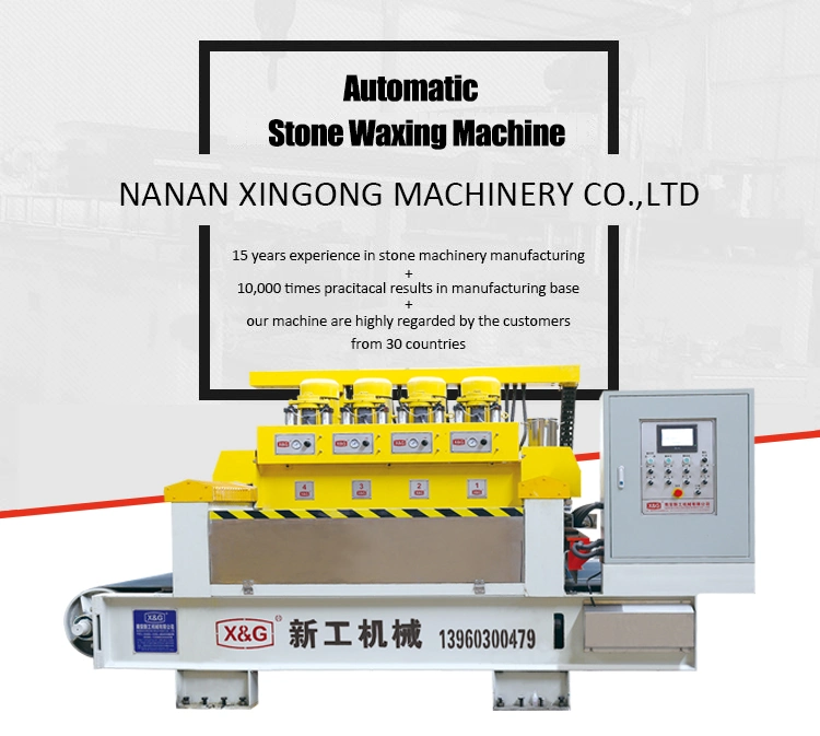 Stone Waxing Machine for Travertine, Granite Slabs Polishing Surface