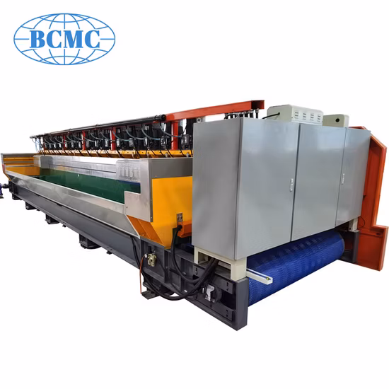 High Quality Bcmc Stone Machinery Bclp-12c 12 Heads Fully-Automatic Disk Head Line Stone Polishing Machine for Sale for Granite in Egypt Saudi