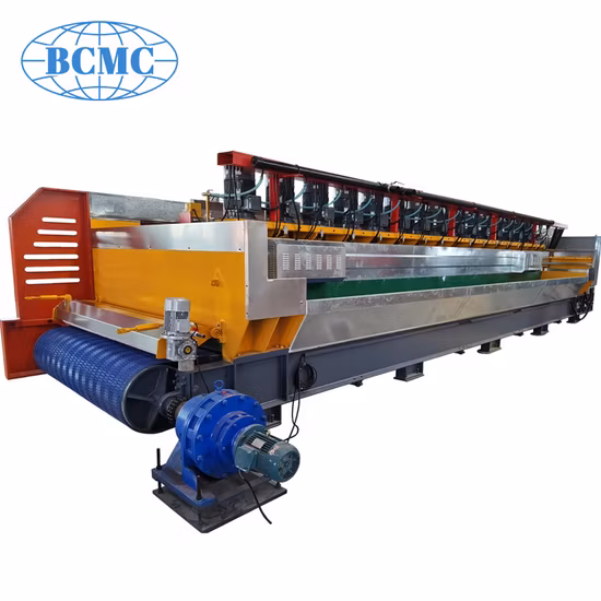 High Quality Bcmc Stone Machinery Bclp-12c 12 Heads Fully-Automatic Disk Head Line Stone Polishing Machine for Sale for Granite in Egypt Saudi