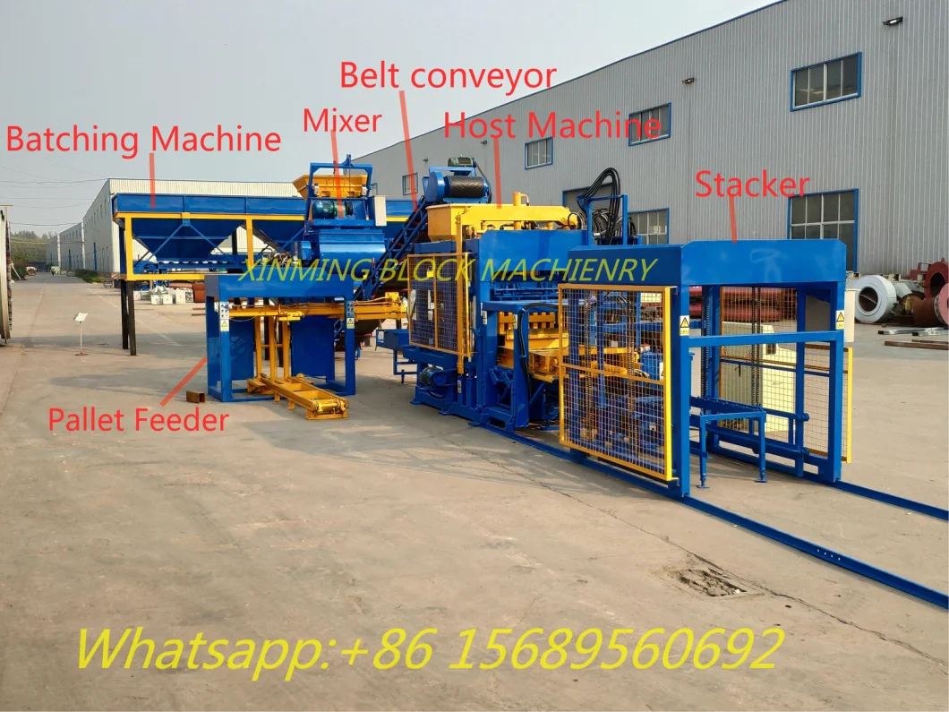 Commercial Use Block Making Machine Make Bricks, Stone by Concrete Cement or Any Other Materials Block Making Machine Qt10-15