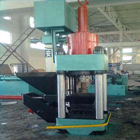 Hydraulic Steel Copper Aluminum Scrap Iron Shaving Briquetting Turnings Block Moulding Machine