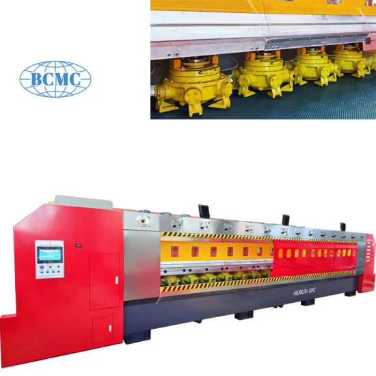 High Quality Bcmc Stone Machinery Bclp-12c 12 Heads Fully-Automatic Disk Head Line Stone Polishing Machine for Sale for Granite in Egypt Saudi