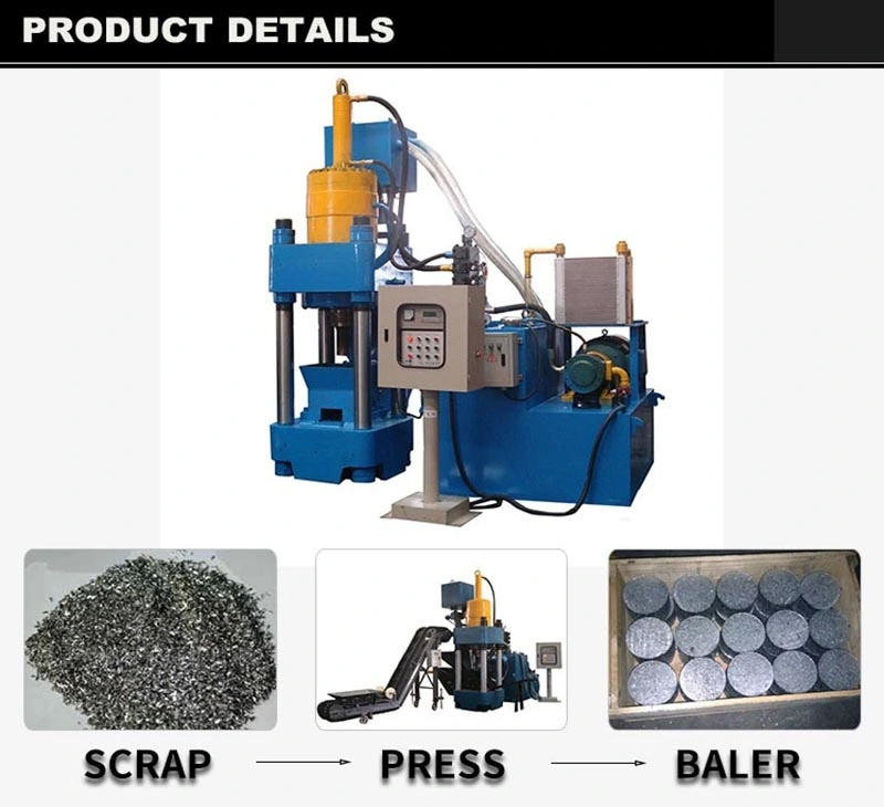 Y83-3150 Metal Chip Aluminum Press Swarf Briquette Machine Scrap Iron Turnings Block Moulding Machine (Factory And Supplier)