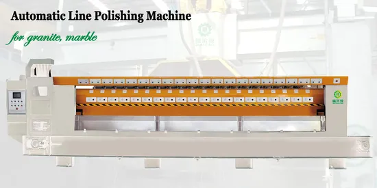 Fully Automatic Stone Grinding Polishing Machine for Granite Marble Slab Processing Poshlier Line
