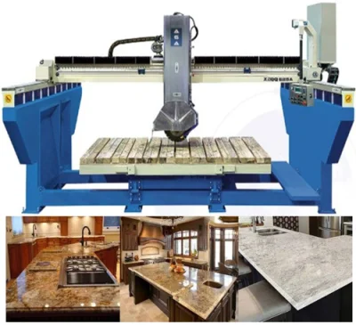 Premium CNC Machine Auto Granite Bridge Saw Cutting Countertops (XZQQ625A)