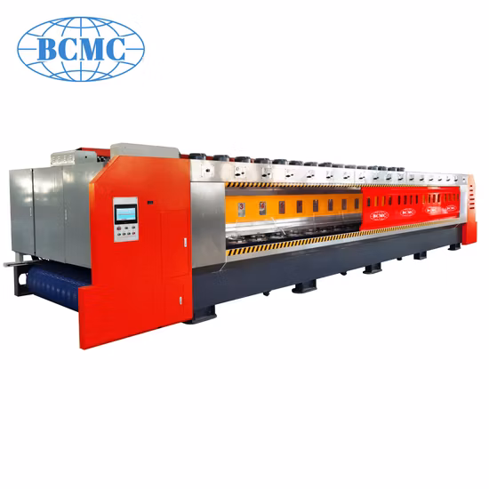 High Quality Bcmc Stone Machinery Bclp-12c 12 Heads Fully-Automatic Disk Head Line Stone Polishing Machine for Sale for Granite in Egypt Saudi